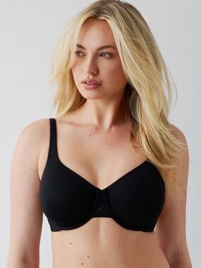 Wacoal Ever Flexing Underwire Bra- Black, Size S